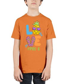 LOVE PreK Summer Pineapple 525# - prek headstart - Youth Tee Unisex