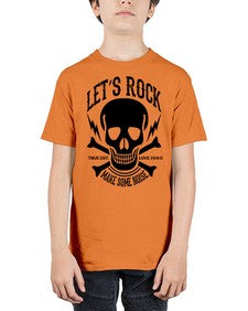 Lets rock 715# - skull and bones - Youth Tee Unisex