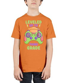 Leveled up to third Grade 472# - third grade - Youth Tee Unisex