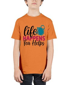 Life Happens Tea Helps 1310# - tea - Youth Tee Unisex