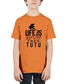 Life is better in a tutu 154# - ballet - Youth Tee Unisex
