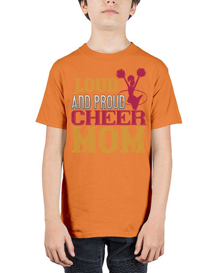 Loud proud cheer mom 764# - cheer - Youth Tee Unisex