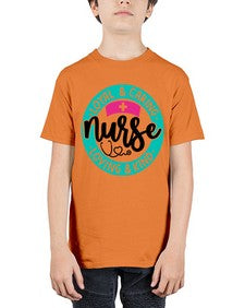 Loyal Caring Nurse Loving Kind Style Style 1078# - nurse - Youth Tee Unisex