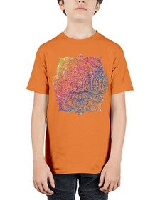 Mandala Courage Rainbow Glitter 758# - mandala - Youth Tee Unisex