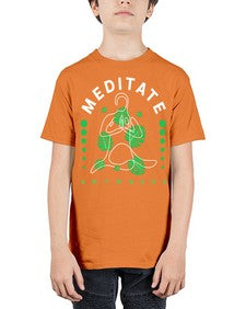 Meditate Anywhere 420# - yoga - Youth Tee Unisex