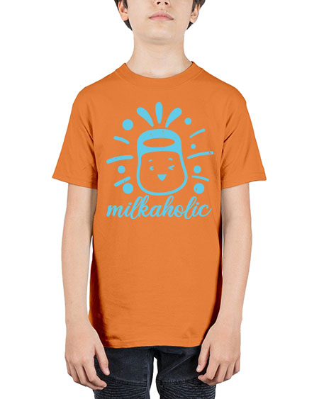 Milkaholic Style 155# - baby shower - Youth Tee Unisex
