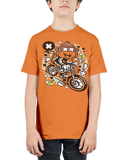 Monkey Downhill - monkey - Youth Tee Unisex