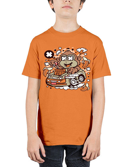 Monkey Hotrod - monkey - Youth Tee Unisex