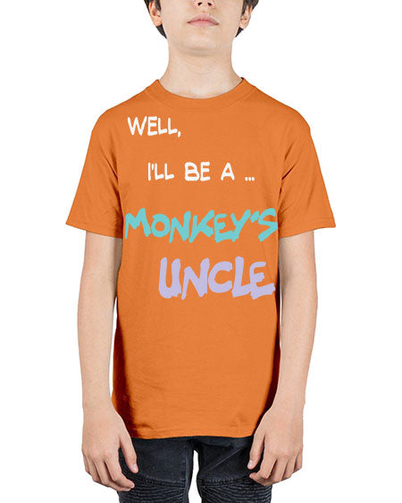 Monkey Uncle 18# - monkey - Youth Tee Unisex