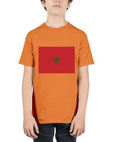 Morocco 1351# - world flags - Youth Tee Unisex