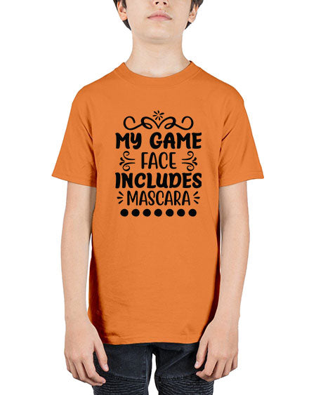 My Game Face Includes Mascara 128# -  fashion - Youth Tee Unisex