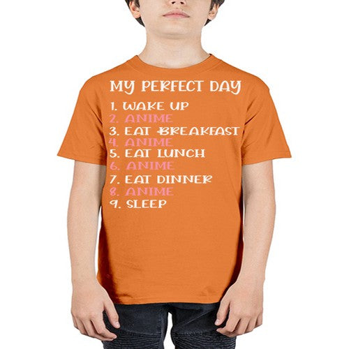 My Perfect Day Funny Kawaii Anime 269# - anime - Youth Tee Unisex