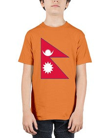 Nepal 1430# - world flags - Youth Tee Unisex