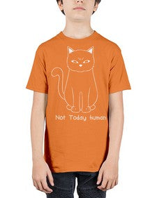 Not Today Human - cats - Youth Tee Unisex