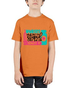 Nurses We Cant Fix Stupid But We Can Sedate It Style Style 1257# - nurse - Youth Tee Unisex