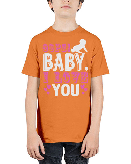 Oops Baby I love You Style 180# - baby - Youth Tee Unisex