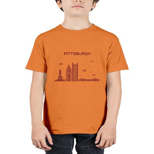 Pittsburgh 1624# - cities - Youth Tee Unisex