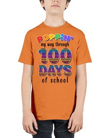 Poppin My Way Through one hundred 649# - one hundred days - Youth Tee Unisex