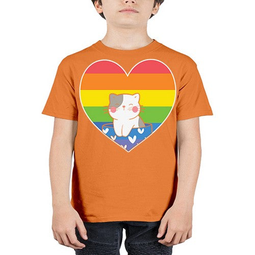 Pride Cat LGBT Kawaii Cats Anime 276# - anime - Youth Tee Unisex