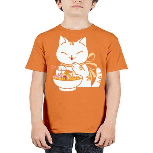 Ramen Cat Kawaii Anime Tee Japanese 280# - anime - Youth Tee Unisex