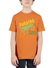 Roaring Into Preschool 756# - prek headstart - Youth Tee Unisex