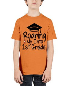 Roaring My Into first Grade 759# - first grade - Youth Tee Unisex