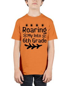 Roaring My Into sixth Grade 764# - sixth grade - Youth Tee Unisex