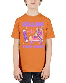 Rolling into third Grade 790# - third grade - Youth Tee Unisex