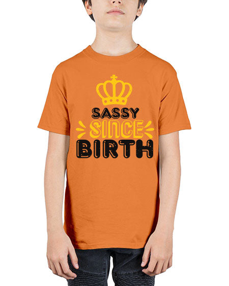 Saddy since birth Style 198# - baby shower - Youth Tee Unisex
