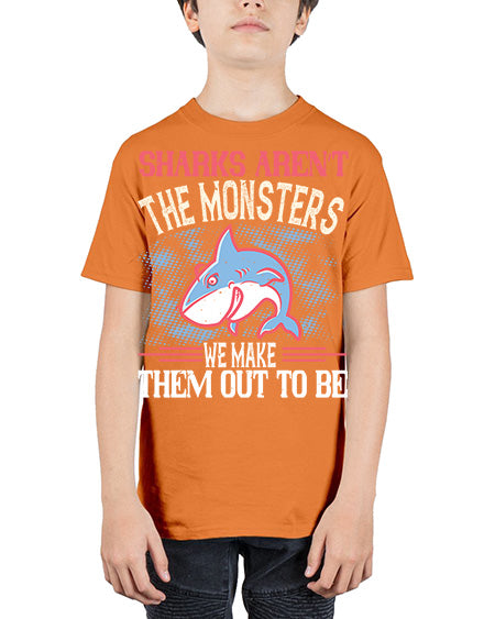 Sharks aren’t the monsters we make them out to be Style 24# - shark-fish - Youth Tee Unisex
