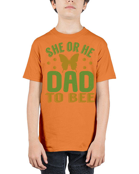 She or He Dad to bee Style 205# - baby - Youth Tee Unisex