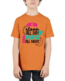 Sleep All Day Nurse All Night Style Style 1397# - nurse - Youth Tee Unisex
