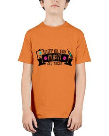Sleep All Day Nurse All Night Style Style 1398# - nurse - Youth Tee Unisex