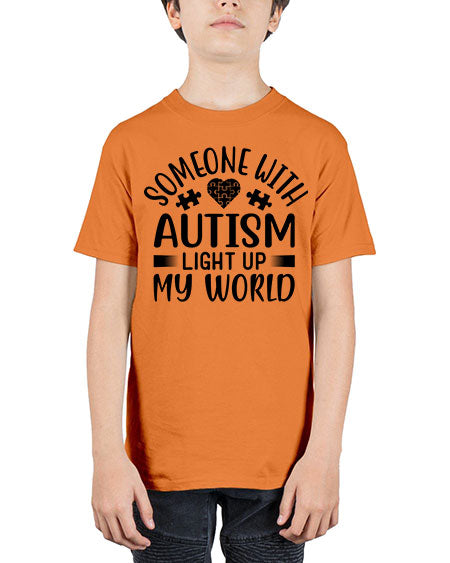 Some one with Style 50# - autism - Youth Tee Unisex
