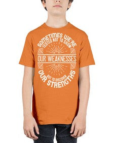 Sometimes we’re tested not to show our weaknesses but to discover our strengths Style 23# - motivation - Youth Tee Unisex
