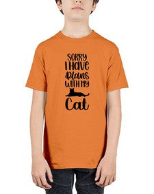 Sorry I Have Plans Style 105# - cats - Youth Tee Unisex