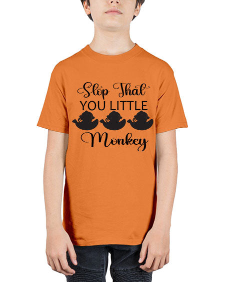 Stop that you little monkey  - monkey - Youth Tee Unisex