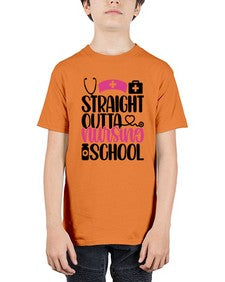 Straight Outta Nursing Style Style 1426# - nurse - Youth Tee Unisex
