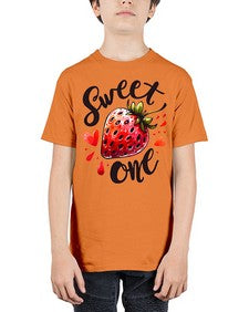 Sweet One Strawberry 1597# - strawberry - Youth Tee Unisex
