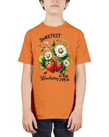 Sweetest Strawberry In The Patch 1598# - strawberry - Youth Tee Unisex