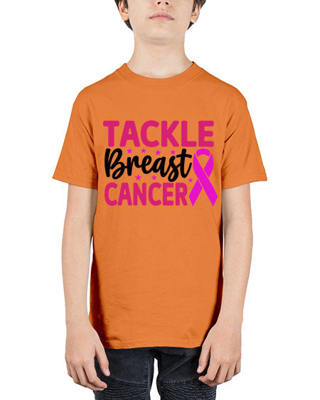Tackle Breast Cancer 5# - breast cancer - Youth Tee Unisex