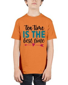 Tea Time Is The Best Time 1614# - tea - Youth Tee Unisex