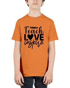 Teach love inspire 1442# - teacher - Youth Tee Unisex