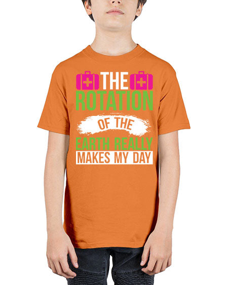 The Rotation Of The Earth Really Makes My Day 7# - nature - Youth Tee Unisex