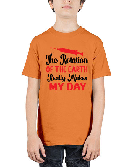 The Rotation of the Earth Really Makes my day 12# - nature - Youth Tee Unisex