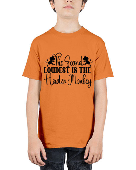 The second loudest is the  - monkey - Youth Tee Unisex