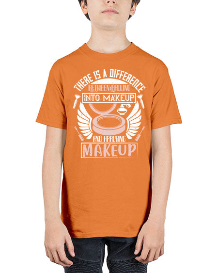 There is a difference between falling into makeup and applying makeup Style 178# - beauty - fashion - Youth Tee Unisex