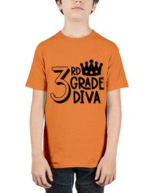 Third Grade Diva 953# - third grade - Youth Tee Unisex