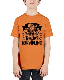 This Is How An Awesome Style 1542# - teacher - Youth Tee Unisex