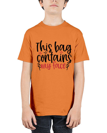 This bag contains my face Design Style 216# - beauty - fashion - Youth Tee Unisex
